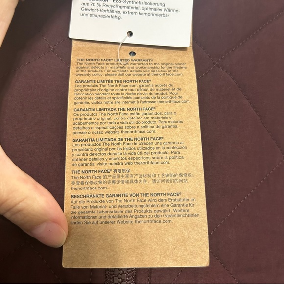 The North Face Cuchillo Reversible Root Brown Vest Women’s Size XL - Picture 7 of 13